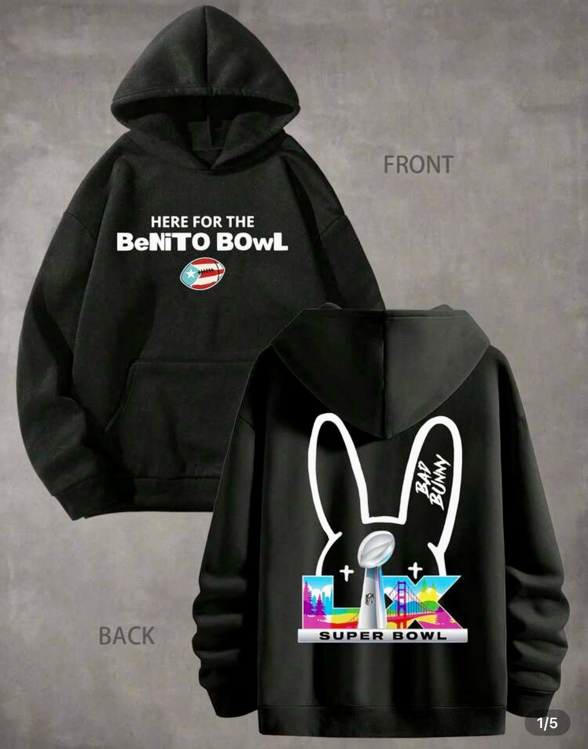 Bad Bunny Super Bowl Hoodie