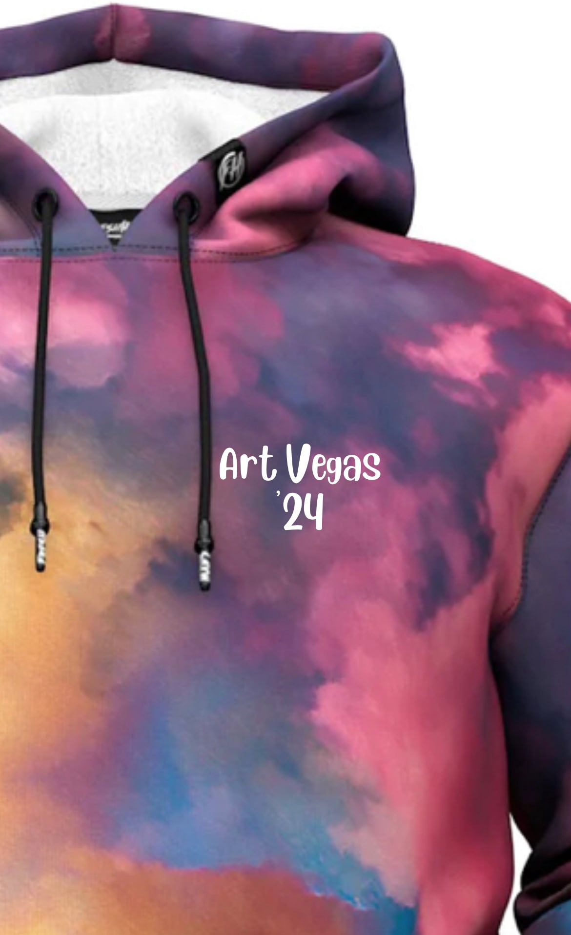 Art Vegas Watercolor Hoodie