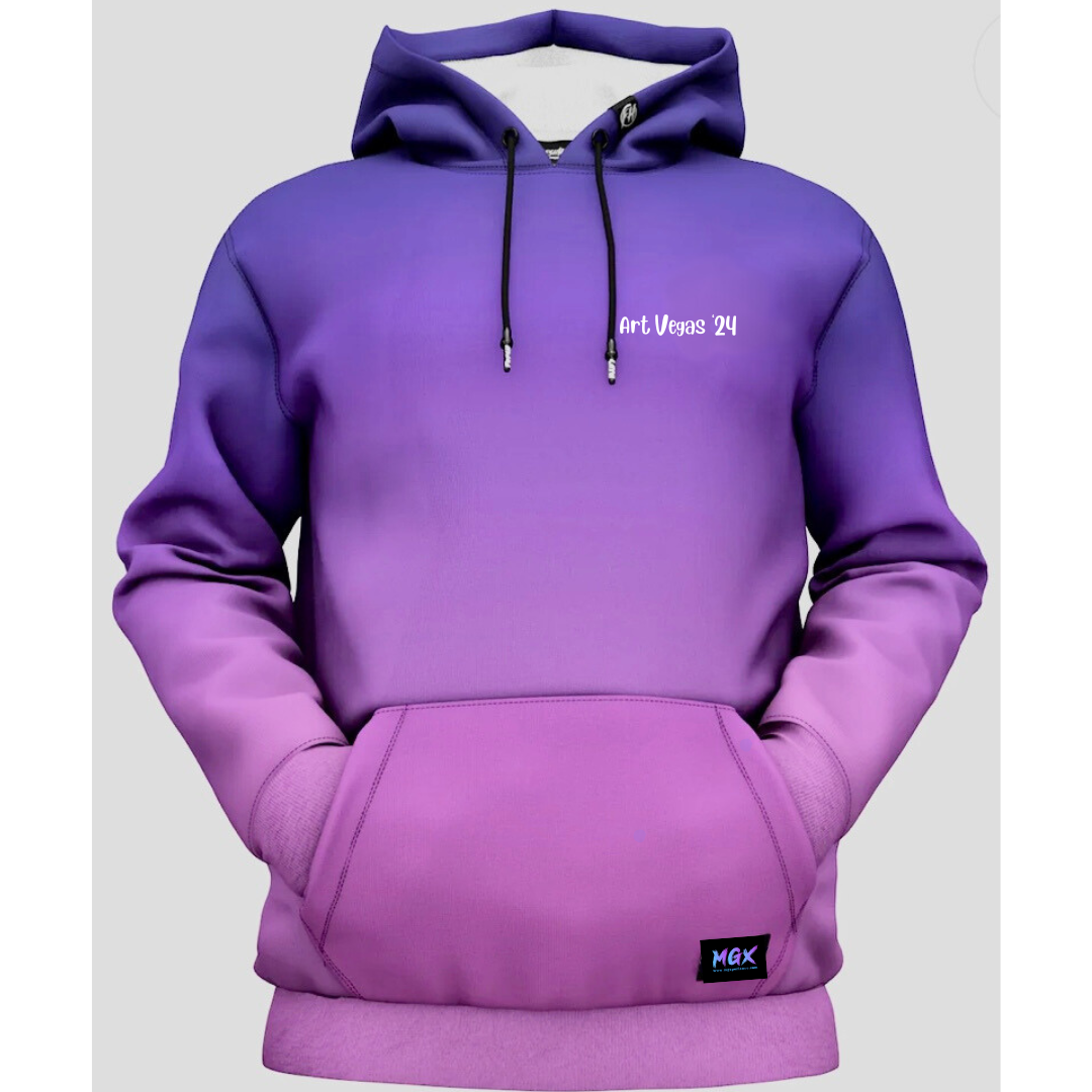 Art Vegas Purple Hoodie