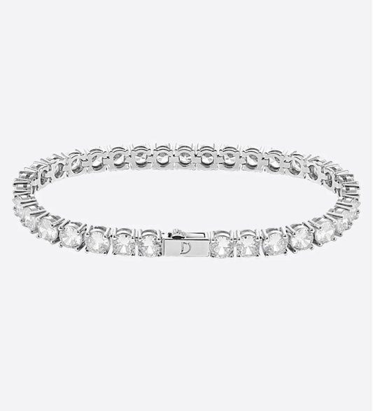 Tennis Boy Bracelet - 5MM White Gold