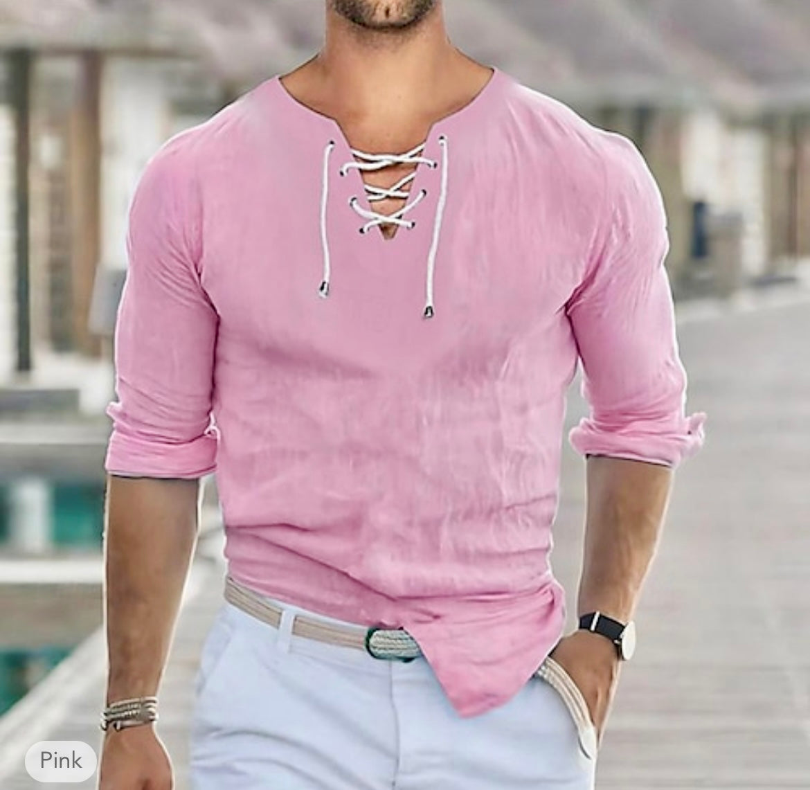 Drawstring long sleeve