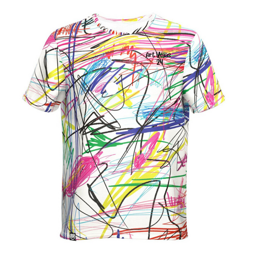 Art Vegas Crayon Mess T