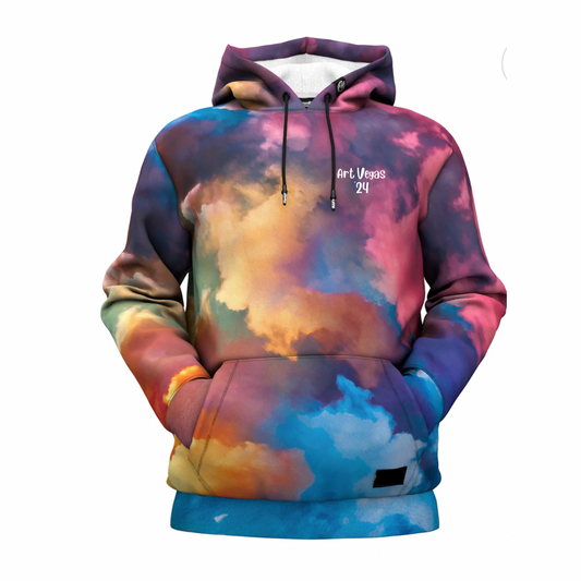 Art Vegas Watercolor Hoodie