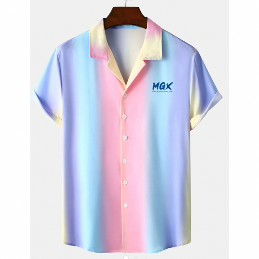 Ombre Print Cuban MGX Shirt