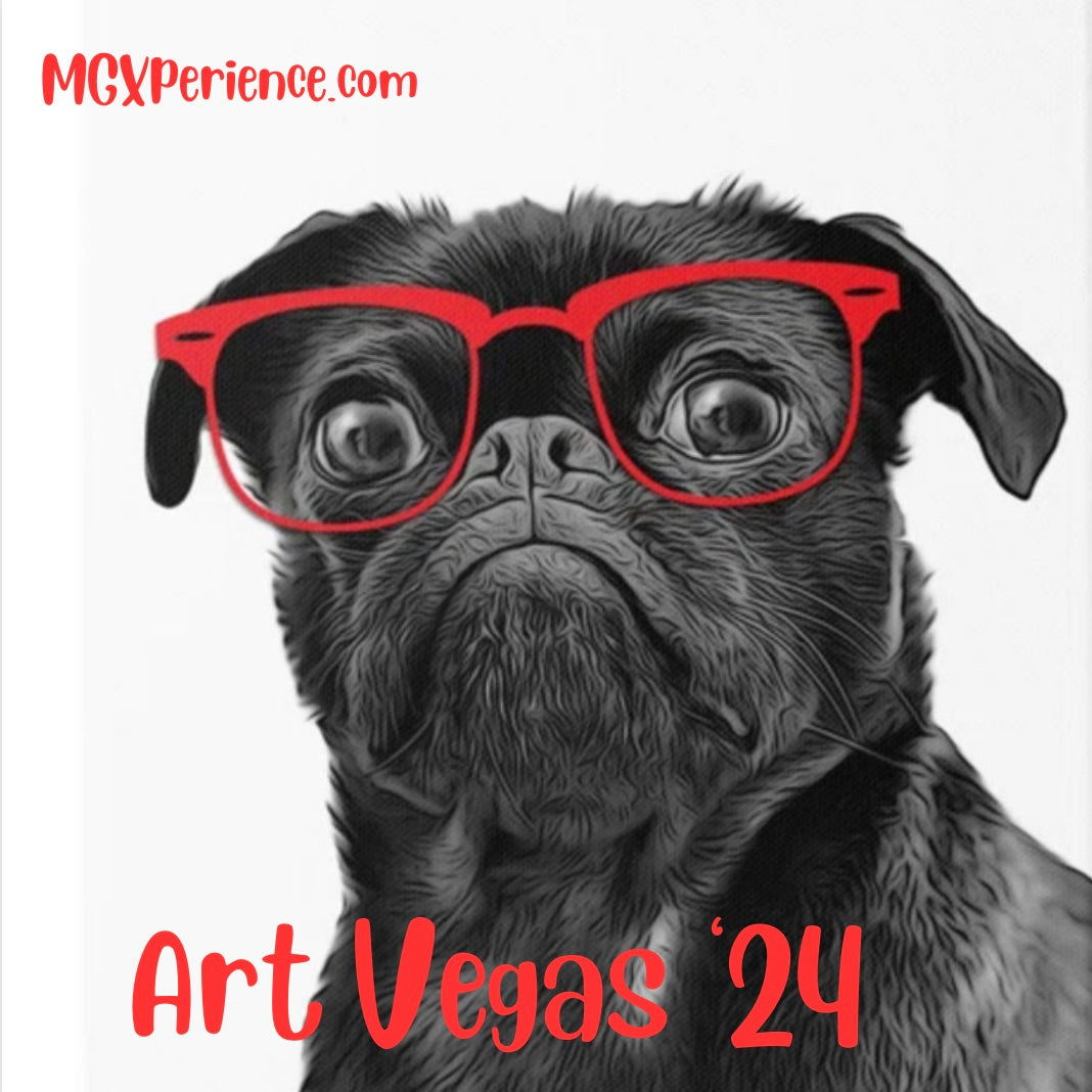 Art Vegas Postcards. Set of 25